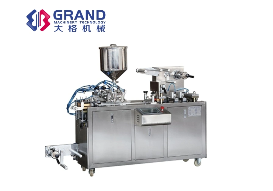 Dpp Small Mini Automatic Blister Packing Machine for Honey Sauce Butter Chocolate Paste Peanut Jam Liquid