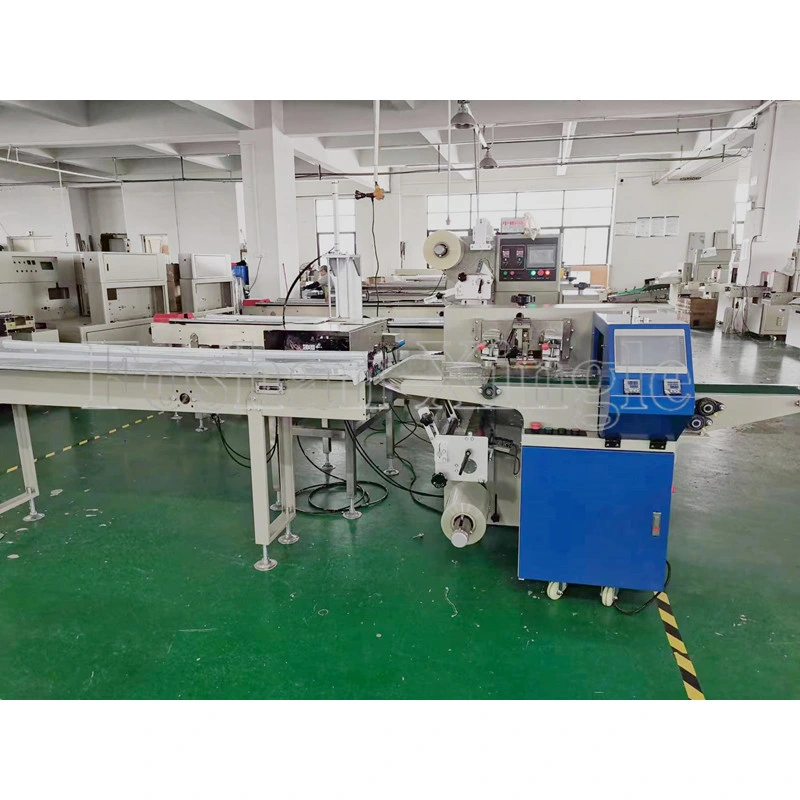 Multi Function Horizontal Face Mask Soft Candy Cake Bottom Film Noodles Packing Pillow Packaging Machine