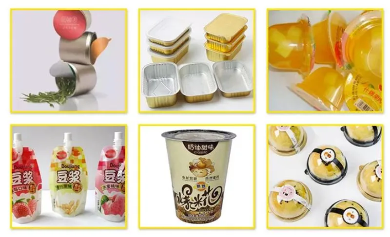 Vacuum Skin Packaging Machine Nitrogen Food Meat Tray Sealer Food Tray Sealing Machine for Dry Tofu Fruit Egg Packaging Machines