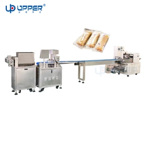 Full Automatic Sorting and Packaging Machine Egg Roll Bread Turntable Packaging, Sub Packaging, Bagging and Sealing Machine