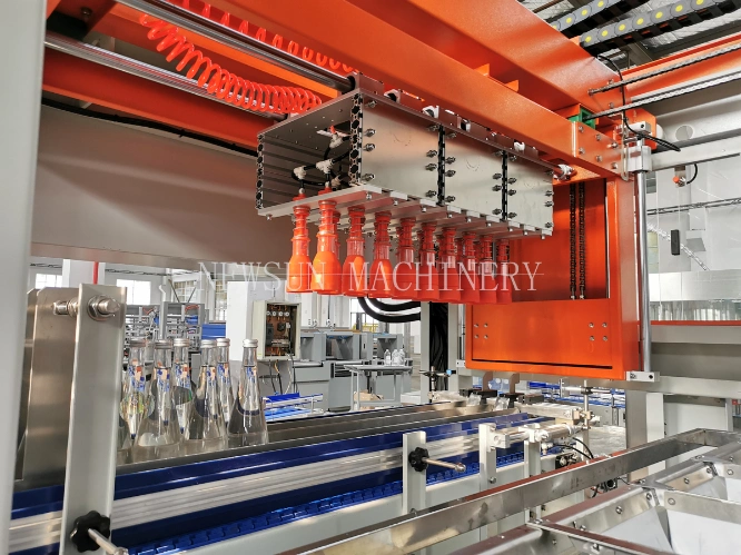 Complete Auto Beverage Beer Condiment Production Line Machinery Bottle Automatic Shrink Wrap Wrapping Filling Packaging Machine Hot Sale