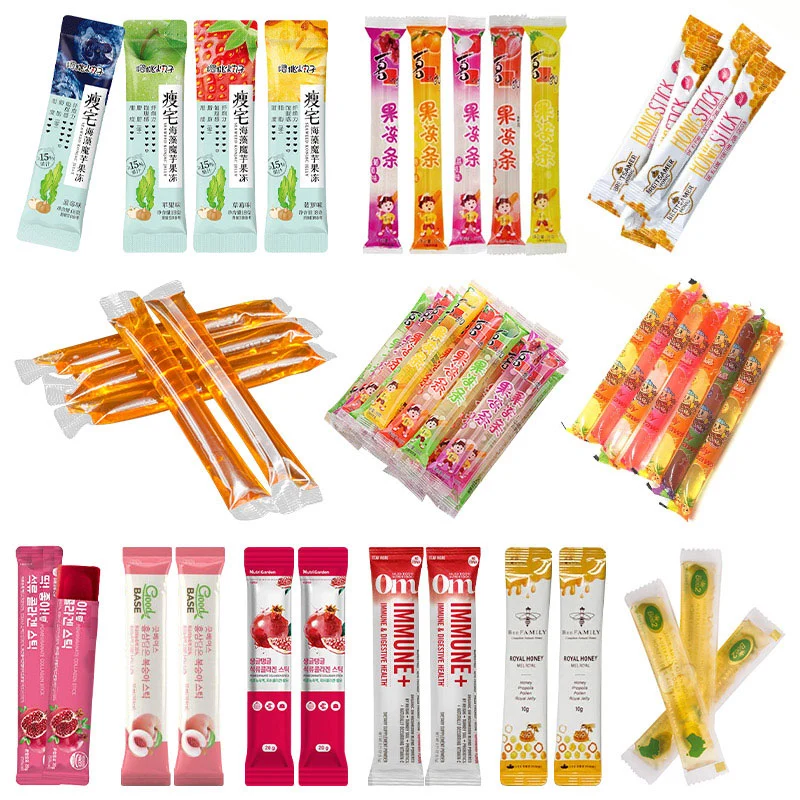 Factory Price Automatic Plastic Bag Sachet Pouch 10ml 20 Ml Liquid Milk Fruit Juice Ice Lolly Popsicle Honey Food Filling Sealing Packaging Packing Machine