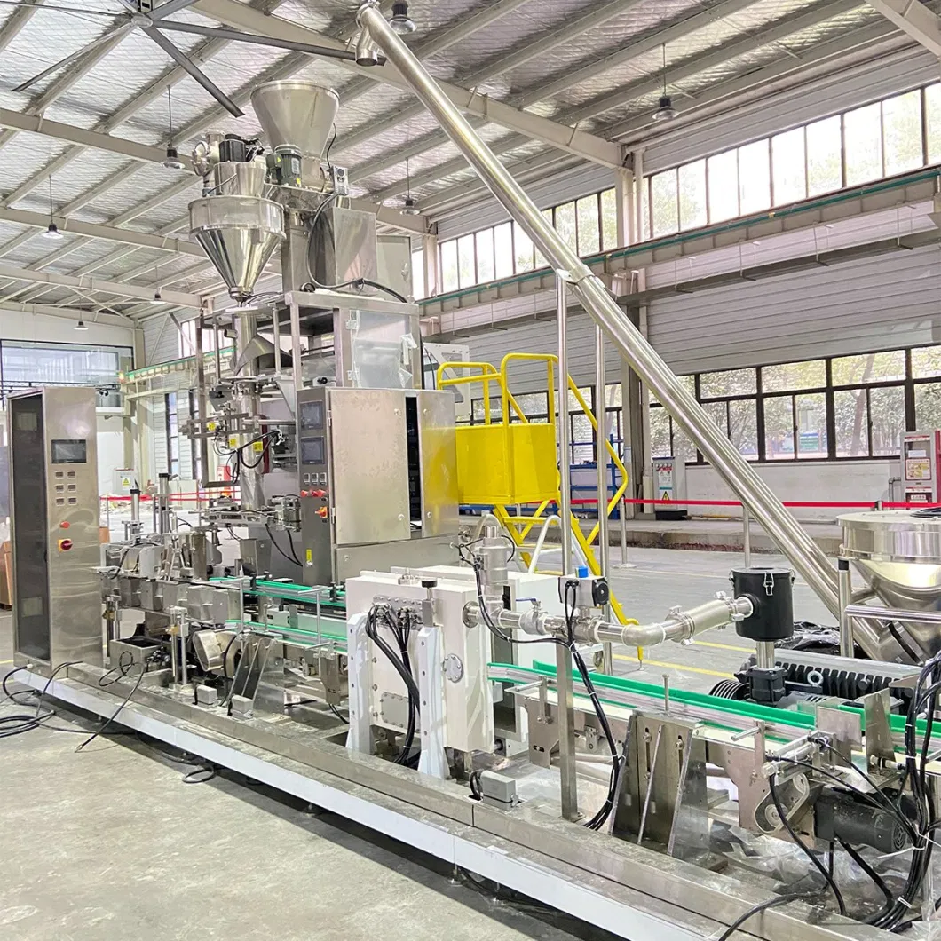 Yeast Powder French Roast Coffee Vertical Bag Making Packing and Sealing Machine Ground Coffee Brick Packing Machines Fully Automatic Vacuum Packaging Machine