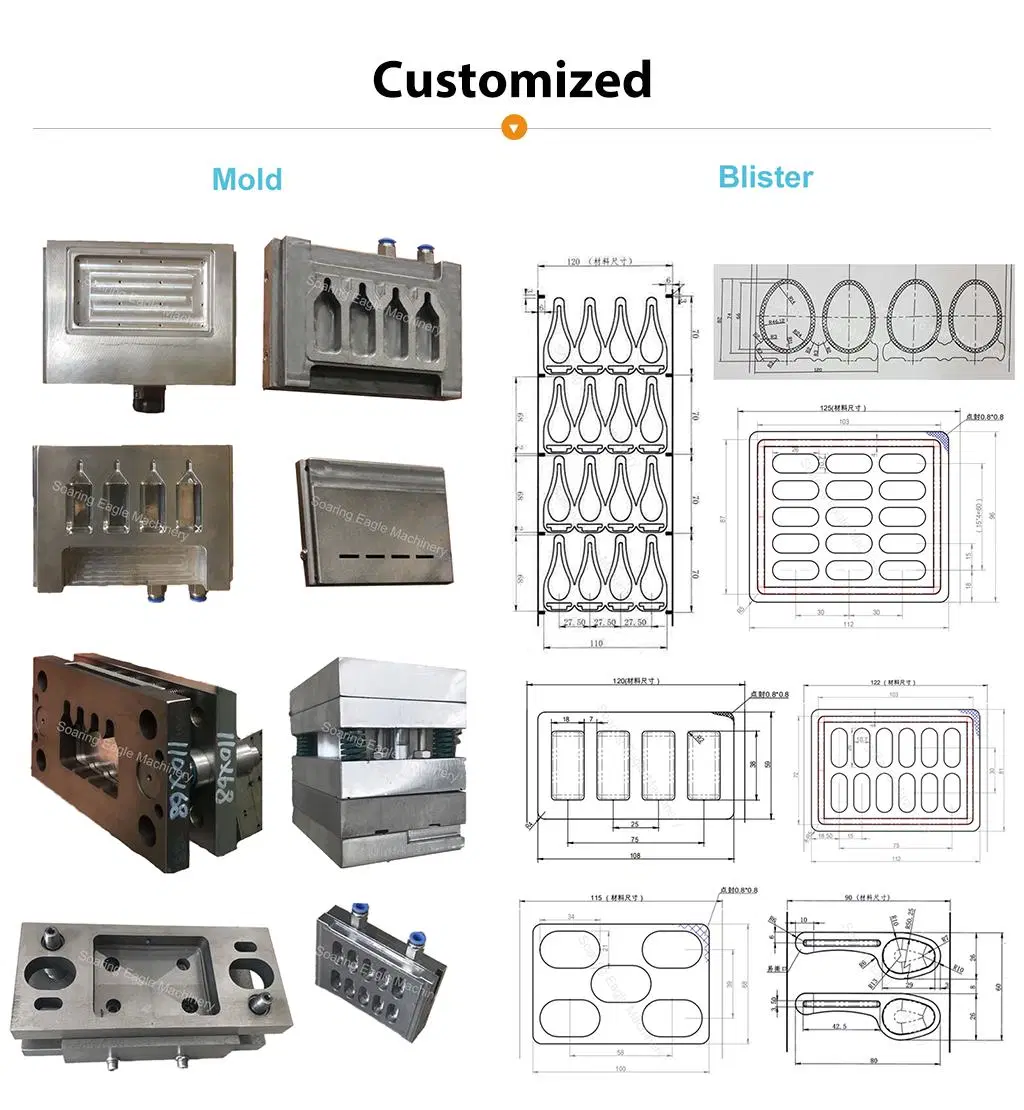 Automatic Thermoforming Pack Jam Honey Spoon Liquid Blister Packaging Machine for Air Fresher Perfume