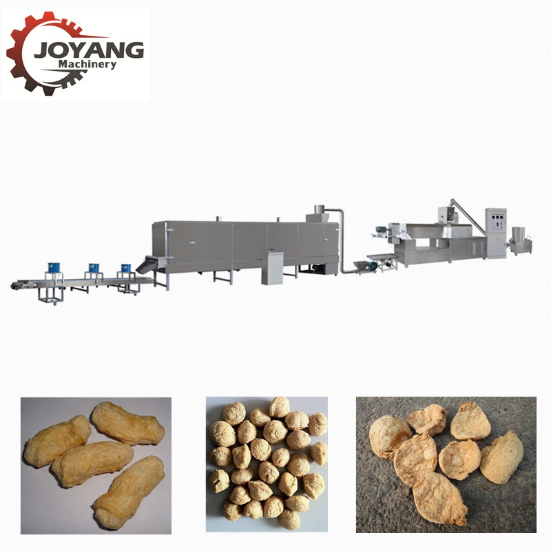 Full Automatic Soya Snack Production Line Vegetarian Meat a Making Machine