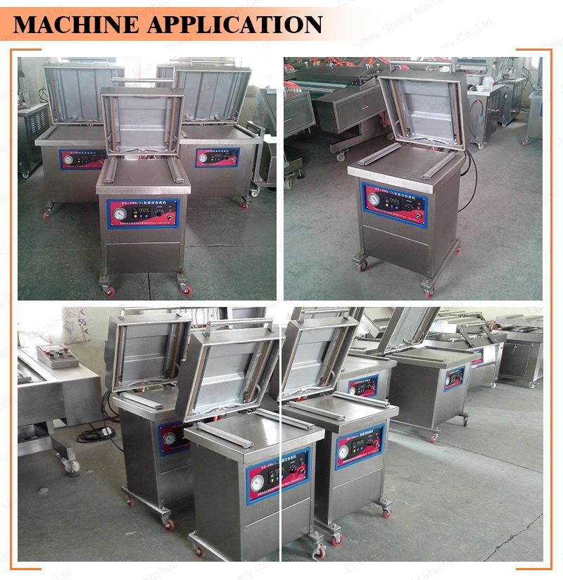 Thermoforming Coffee Powder Dried Fruit Single Chamber Vacuum Packing Machine