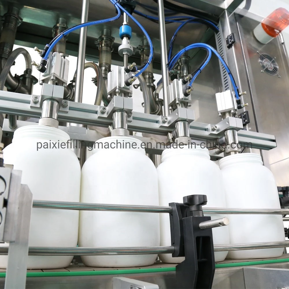 Factory Industrial Supplier Jam Mayonnaise Sauce Pet Big Barrel Production Line Filler Capper Labeler Boxer Machine Smart Filling Machine