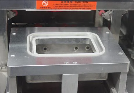 Pneumatic Gas Flushing Fresh-Keeping Nitrogen Gas Filling Modified Atmosphere Packaging Map Tray Sealing Machine