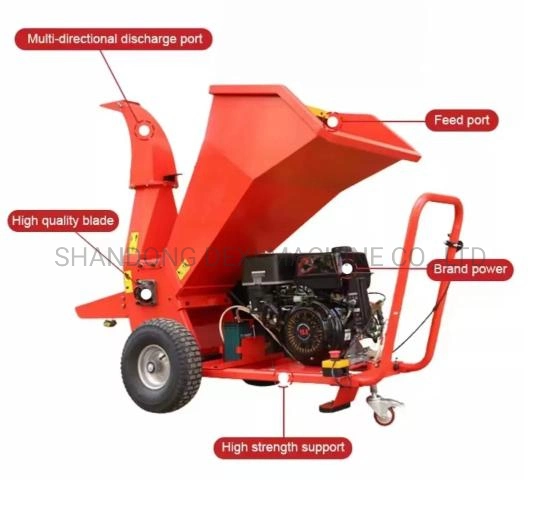 New Type16 HP 0.5-1 T/H Wood Crusher Machine for Houseuse