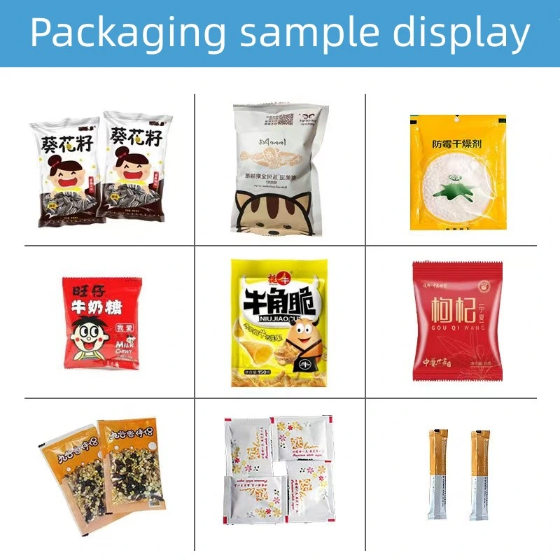 Automatic Vertical Granule Snack Salt/Rice/Beans/Seed/Spice/Sugar/Popcorn/Coffee/Nuts/Peanut/Tea/Grains Stick Sachet Food Packaging Machine9