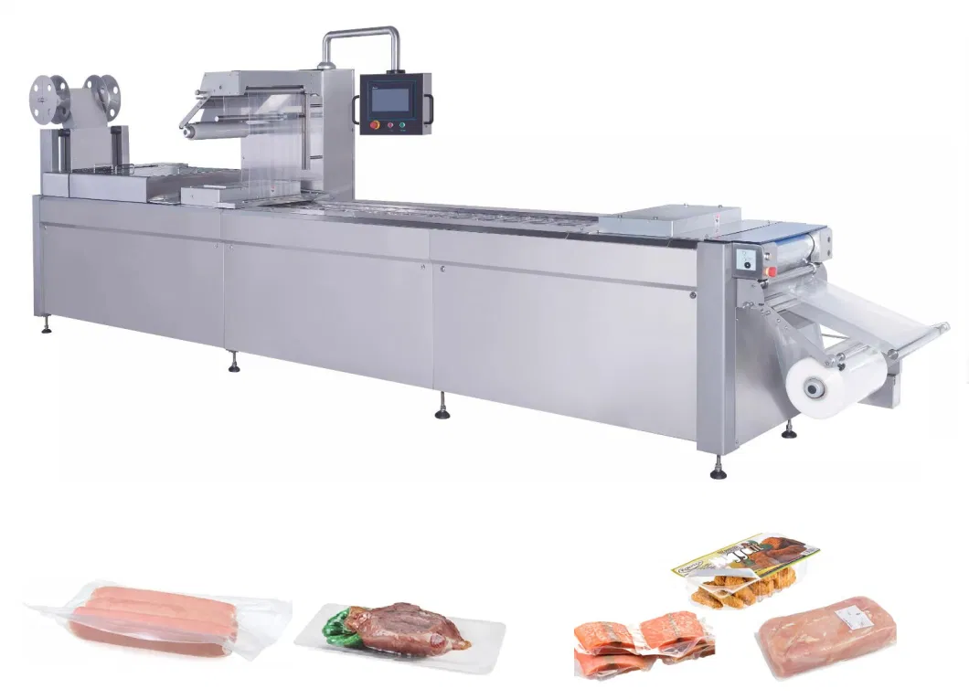 Automatic Triangle Cheese Sandwich Thermoforming Vacuum Packaging Machine