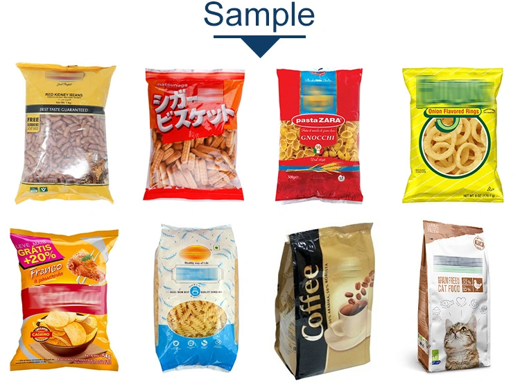 Vertical Food Snack Beans Grain Rice Packing Machine Nuts Peanut Sugar Beans Salt Granule Coffee Volumetric Filling Packaging Wrapping Packing Sealing Machine