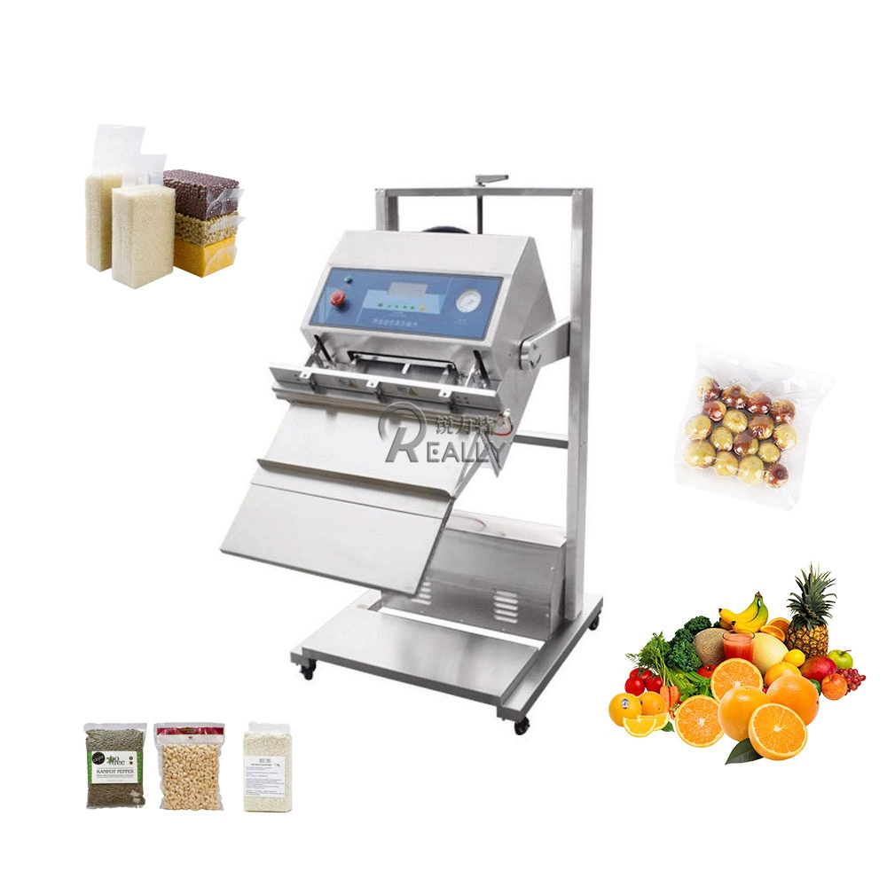 Vacuum Packaging Machine Meat Rich Electric Plastic Bag Food Sealer Pneumatic Dry Wet Pumping Packaging Machine