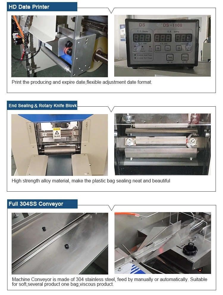 Vegetables Bread Wrapping Machine Pillow Packing Machine (AH-420)