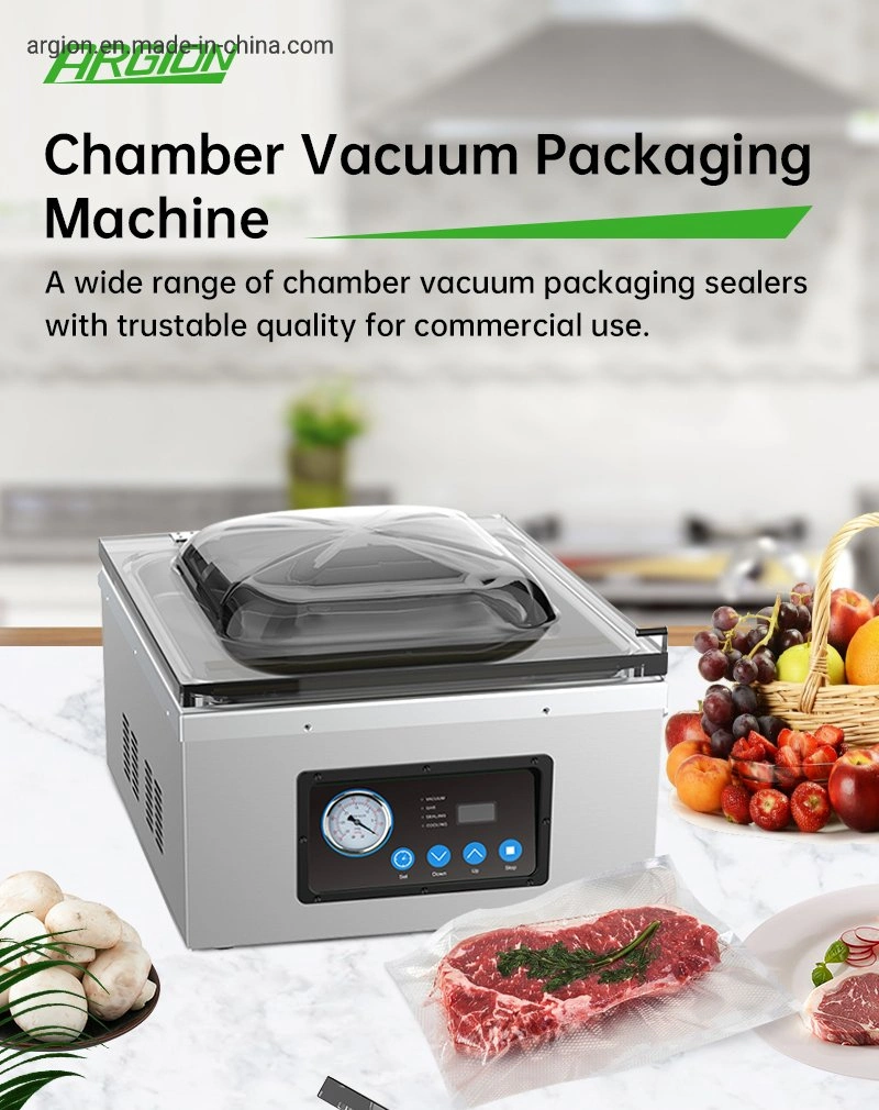 Kitchen Equipment Commercial 400mm Sealer Width Chamber Vacuum Packing Machine with CE
