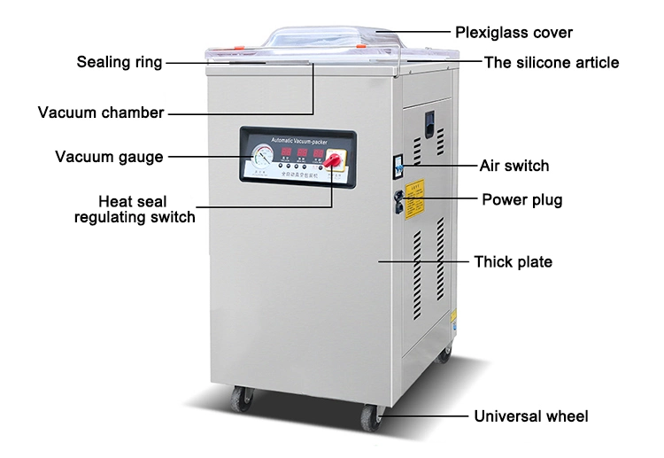 Use for Sea Food/Salted Meat/Dry Fish/Pork/Beef/Rice Single Chamber Vacuum Packing Machine Packer