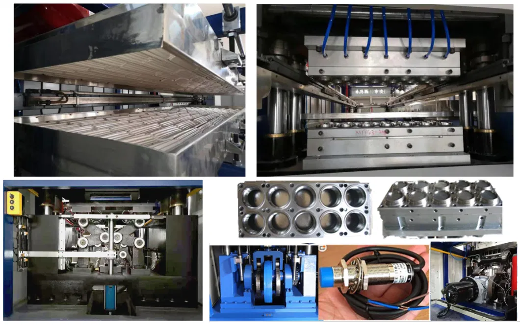 One Step Process PP/PS Plastic Extruder Thermoforming Machine