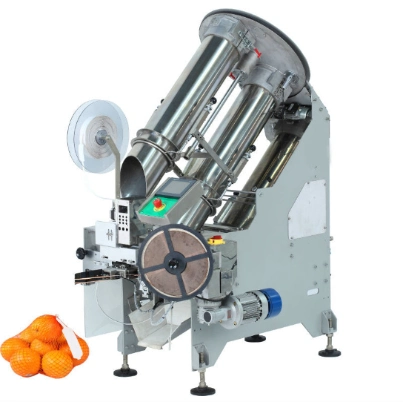 Factory Automatic Fruit Vegetable Roots Net Mesh Bag Weighting Counting Clipping Packing Packaging Machine for Onion Potato Garlic Orange Bean Chill