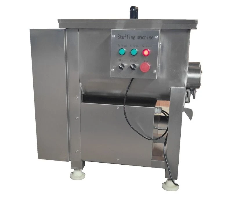 Industrial Meat Sausage Making Stuffing Mixing Processing Food Machine