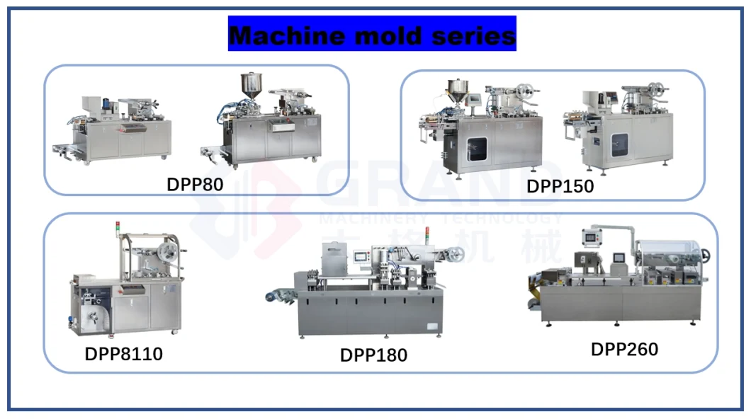 Dpp Small Mini Automatic Blister Packing Machine for Honey Sauce Butter Chocolate Paste Peanut Jam Liquid