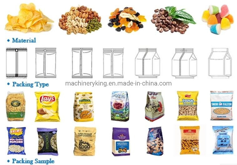 Automatic Weighting 500g 1kg 2kg Cooked Rice Packing Machine