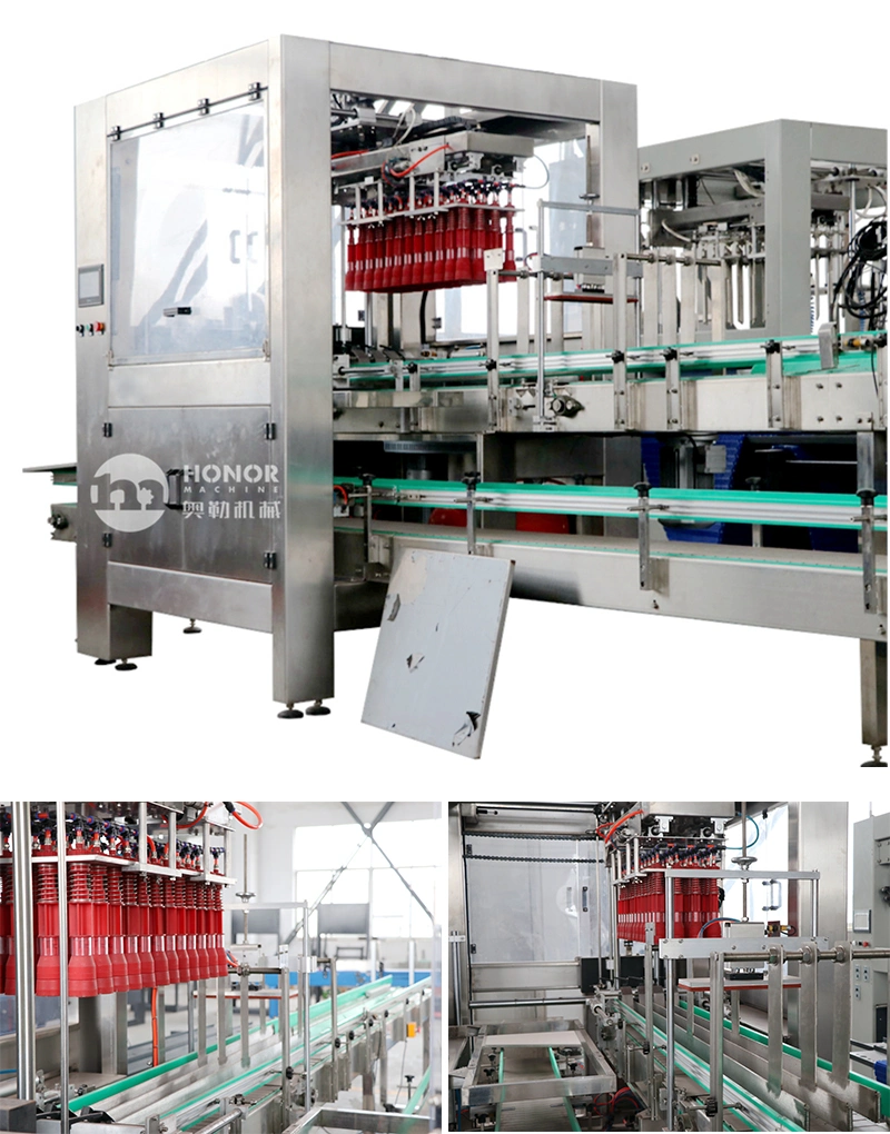 Natural Beverage Bottling Line Integrated Stainless Steel Automatic Carton Vacuum Packaging Equipment