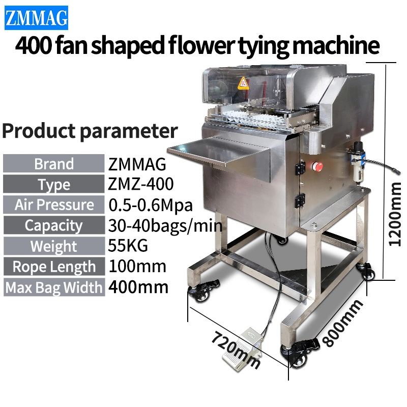 Food Packaging Machinery for Small Business Automatic Flower Tie Machine (ZMZ-400)