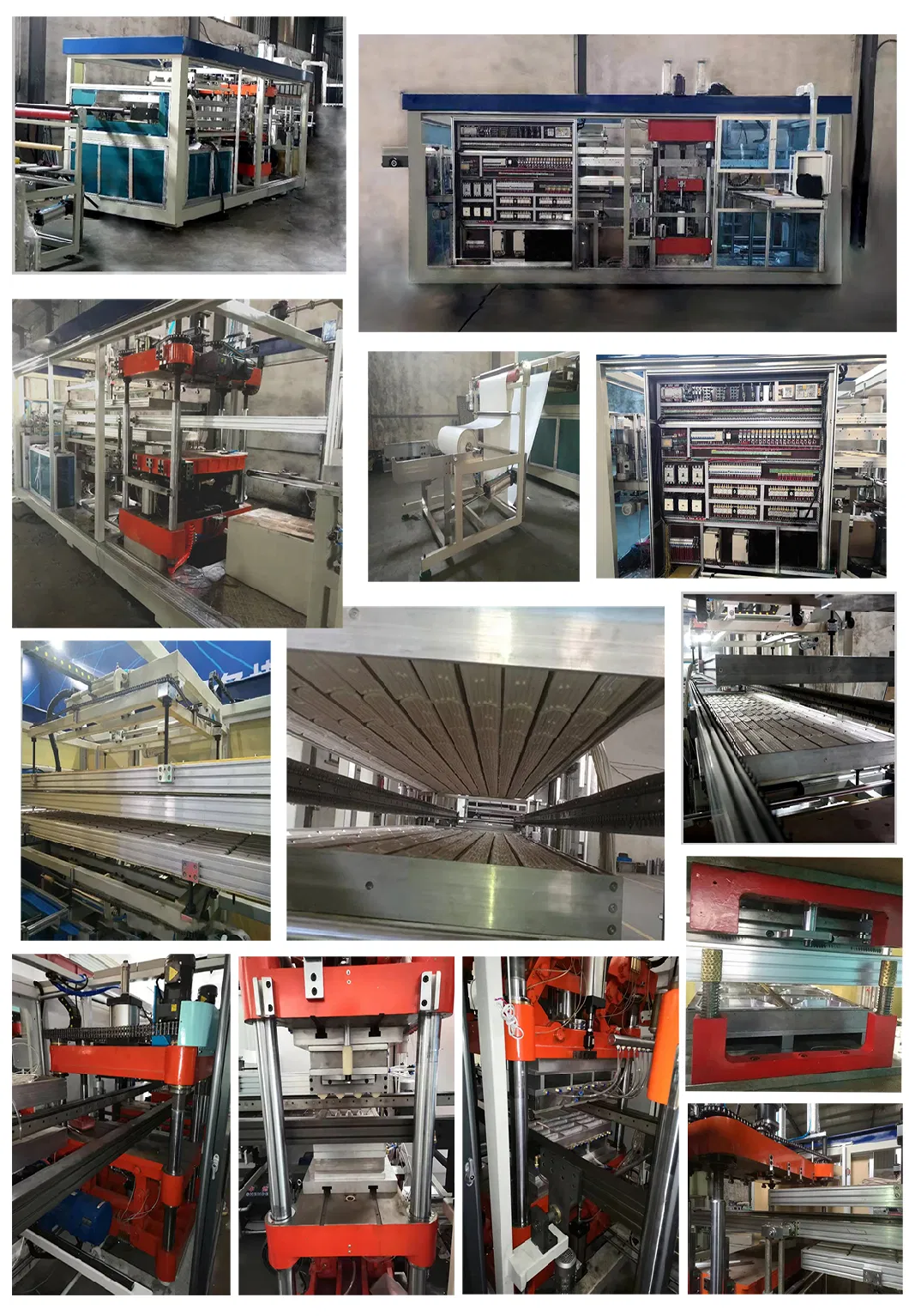 One Step Process PP/PS Plastic Extruder Thermoforming Machine