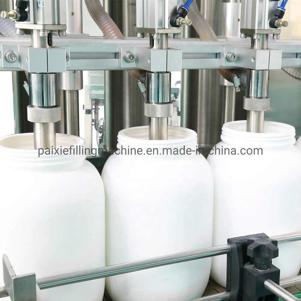 Factory Industrial Supplier Jam Mayonnaise Sauce Pet Big Barrel Production Line Filler Capper Labeler Boxer Machine Smart Filling Machine