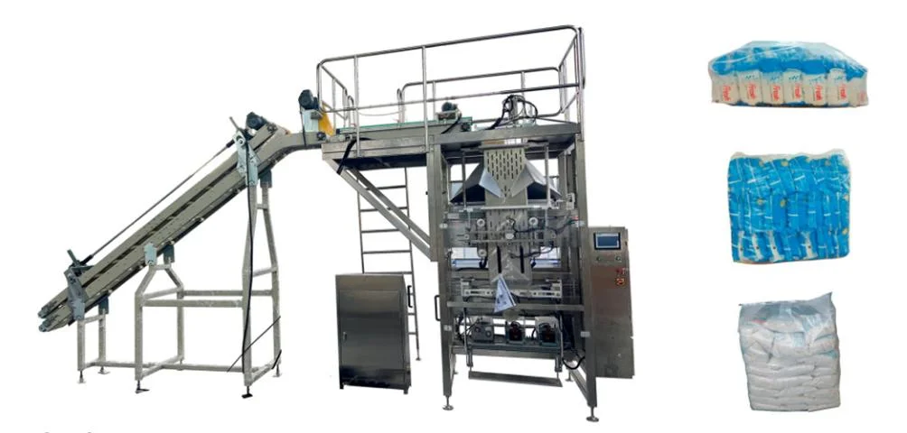 Automatic Secondary Bag Baler Baling Packing Machine for Pouch Packaging Seasoning, Fried Chicken, Food Powder