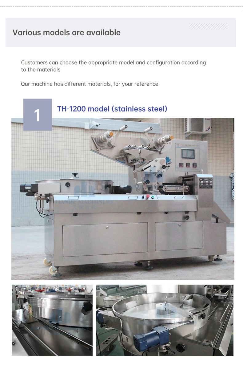 Pillow Type Horizontal Biscuit Packing Machine Cookies Chocolate Bar Pillow Packaging Machine