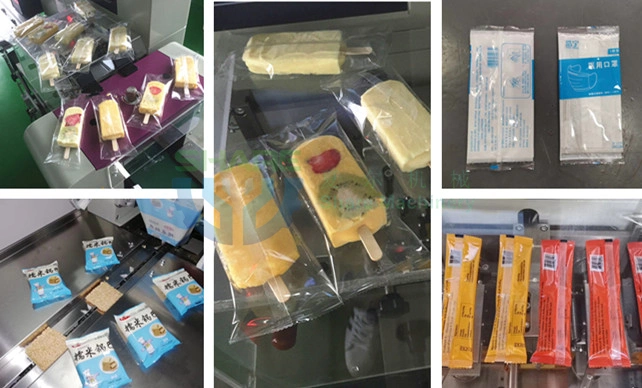Sandwich Packing Popsicle Packaging Flow Pack Machine