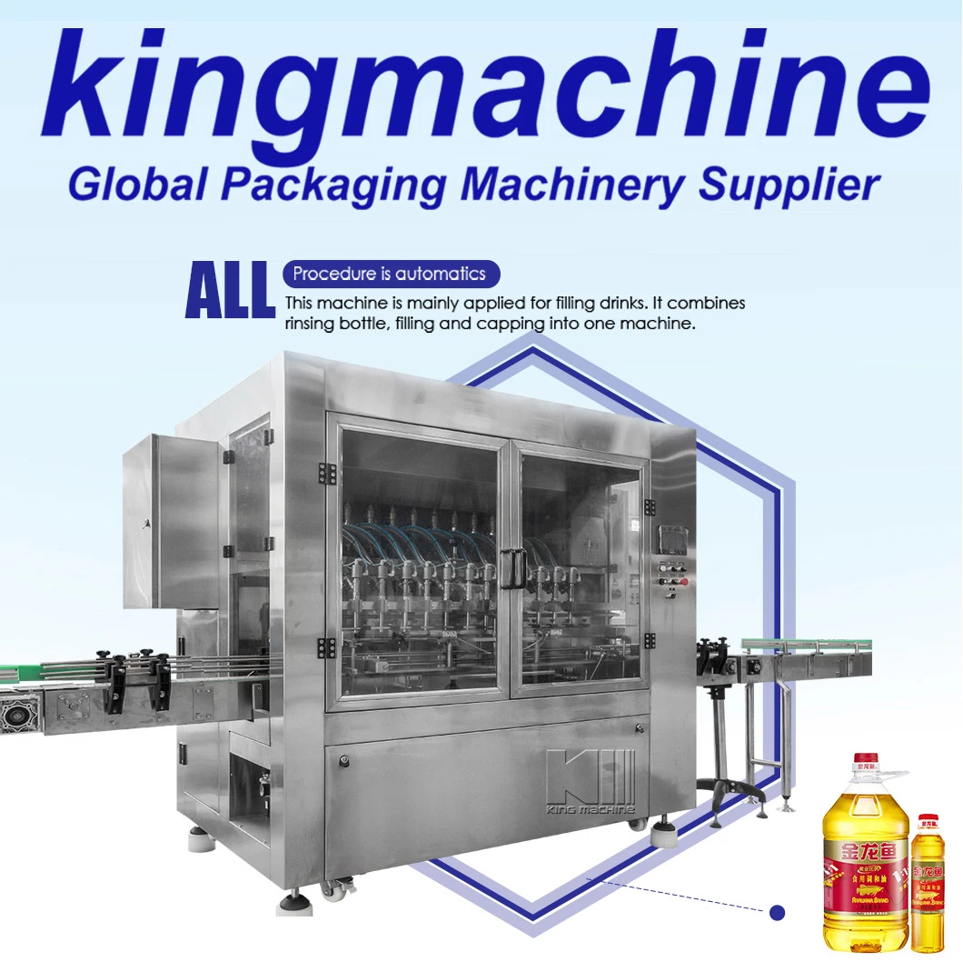 Fully Automatic Bottle Drum Olive / Edible / Vegetable / Lube / Engine / Cooking Lubricant Seeds Sunflower Soybean Oil Weighing Filling Packing Honey Machine