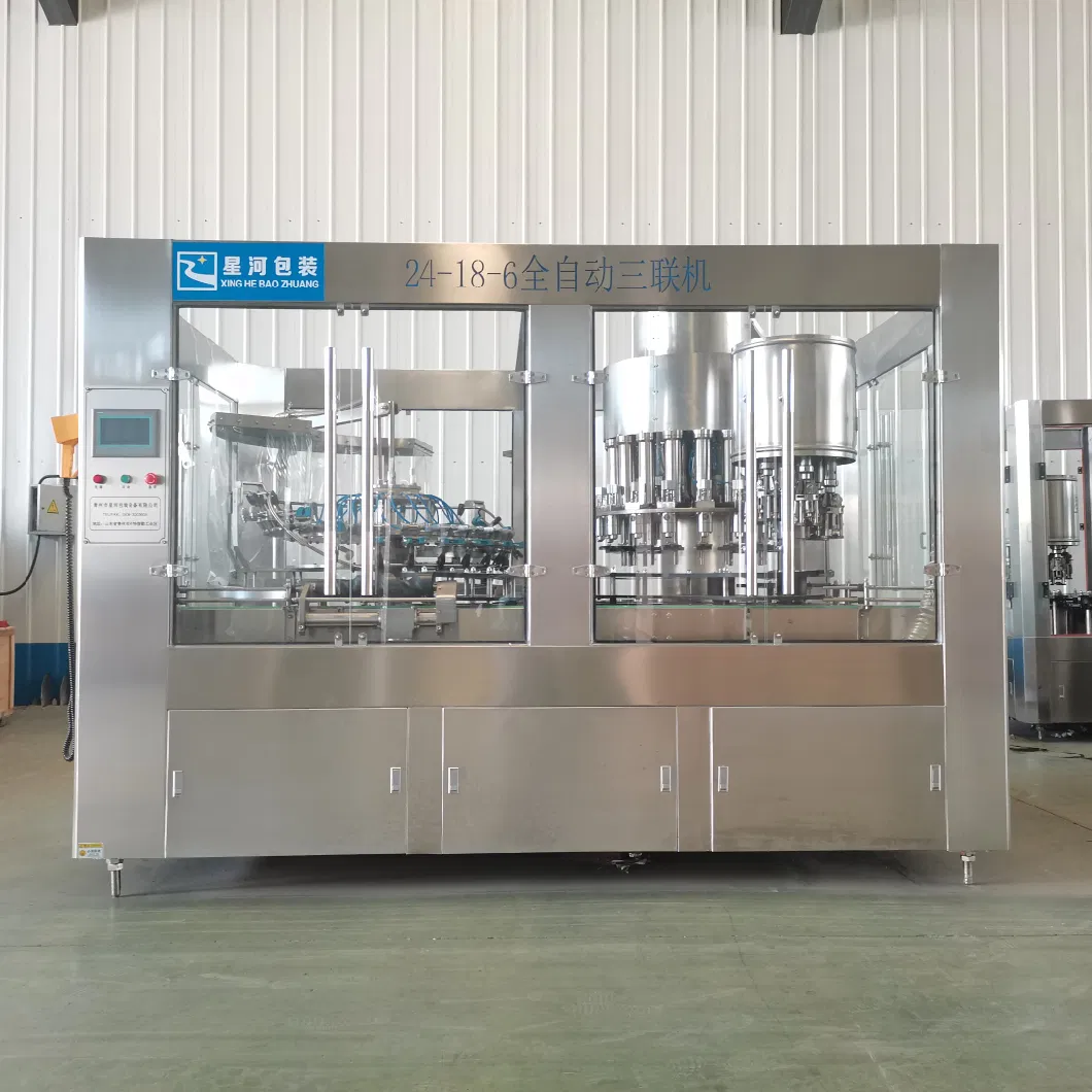 High-Precision 3-in-1 Wine Automatic Cleaning/Filling and Capping Machine