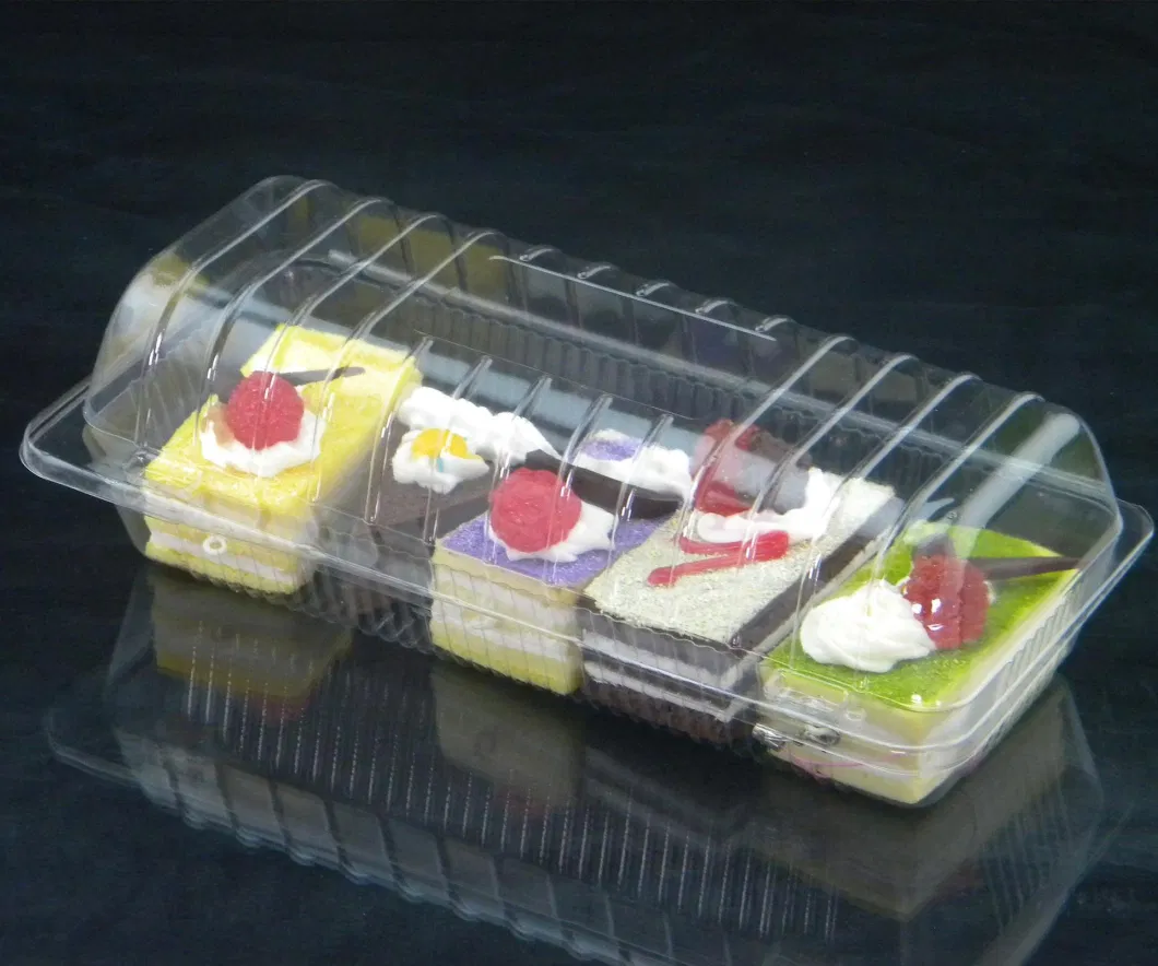 Plastic Pet Fast Food/Snack Tray Hinge Box Cup Cake Tray Packaging Thermoforming Machine