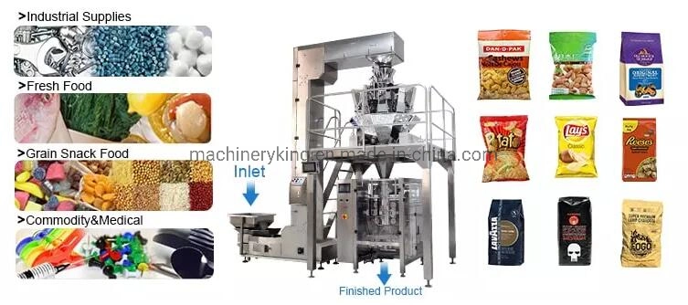 Automatic Weighting 500g 1kg 2kg Cooked Rice Packing Machine