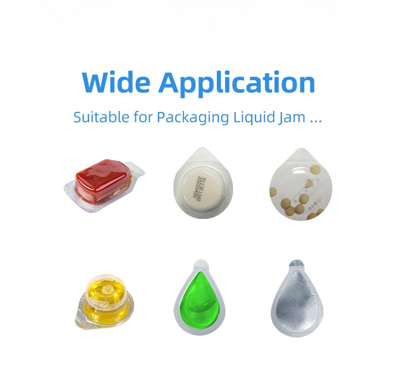 Dpp Thermoforming Packing Automatic Jam Honey Spoon Perfume Liquid Blister Packaging Machine