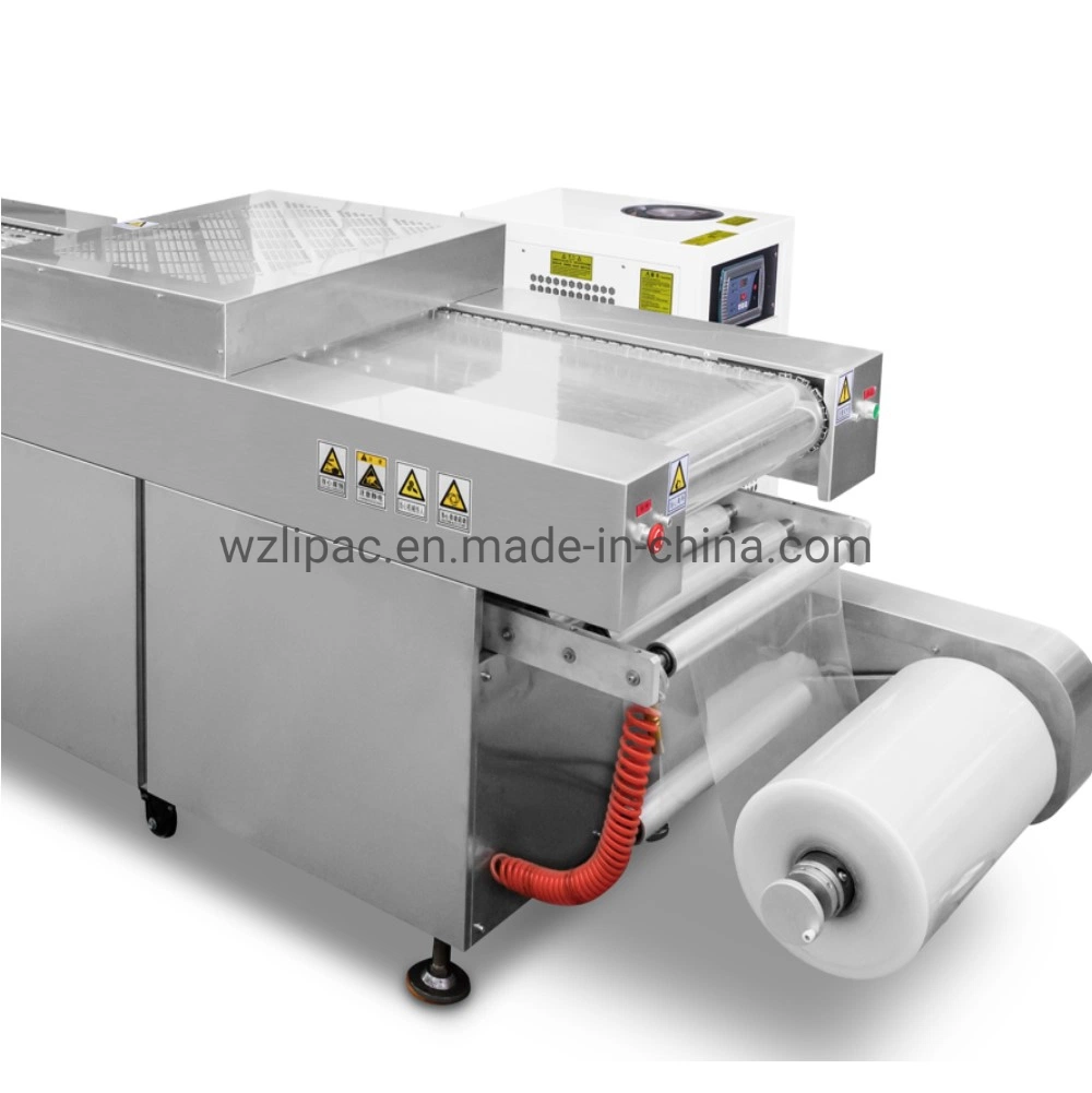 Bacon Food Meat Vacuum Thermoformed Packaging Machine Automatic Thermoforming Vacuum Packing Machine