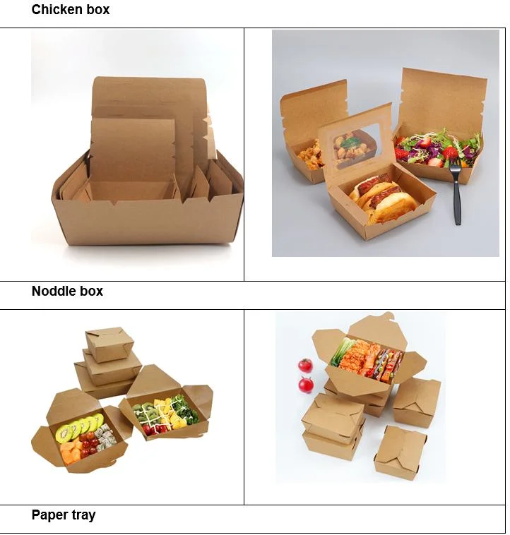 Automatic Food Boxes Takeaway Packaging Disposable Lunch Box Machine Fast Food Box Making Machine
