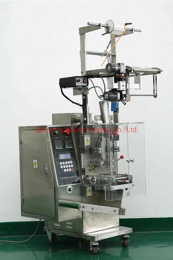 Vertical Form Fill Seal Vffs Small Sachet Plastic Bag Automatic Cooking Oil Liquid Paste Sauce Filling and Packaging Machine