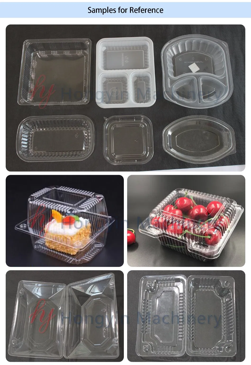 Cake Tray Forming Biscuit Cake Production Automatic Plastic Tray Making Machine Supply