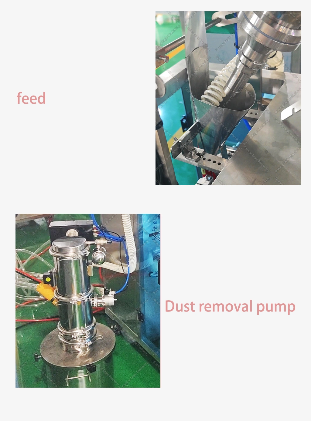 Automatic Powder Sachet Packaging Machine Chicken Desiccant Essence Sugar Vertical Pouch Packing Machine