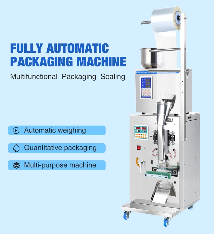 Faith Customizable Sachet Packing Machine for Granule Salt / Rice / Bean / Seeds /Solid Drink Garment Industry with CE