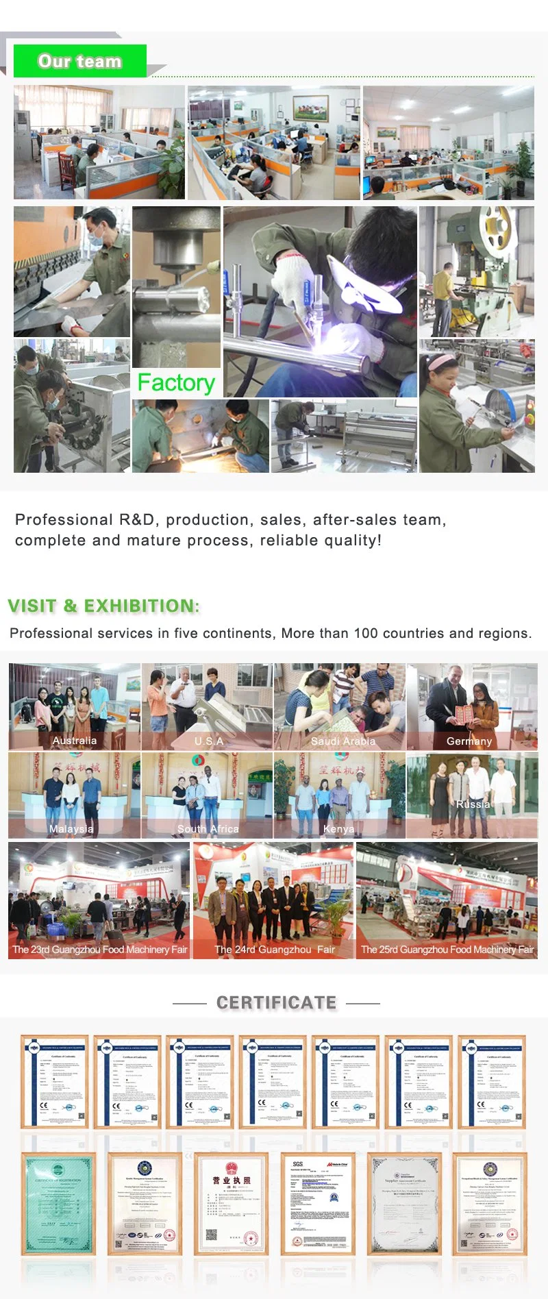 Commercial Rice Meat Fish Vacuum Packing Machine Food Packing Equipment Food Machinery Packaging Equipment