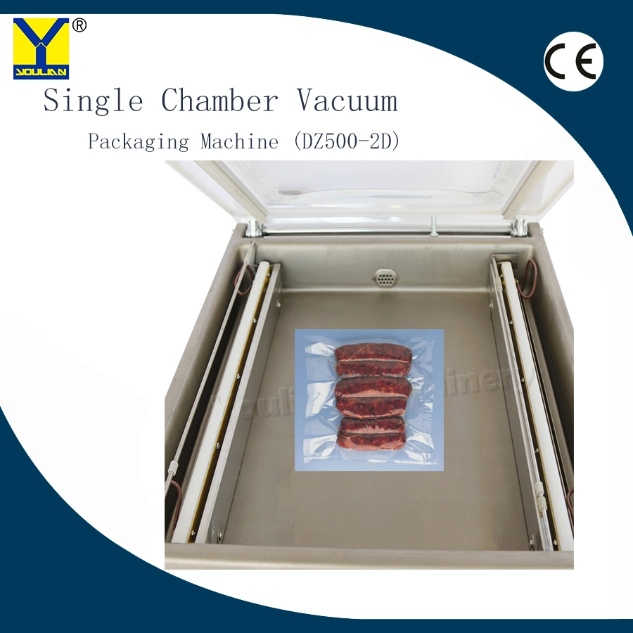 Dz500 Vertical Single Chamber Vacuum Packing Machine Dried Fruit Fish Rice Vacuum Sealing Machine