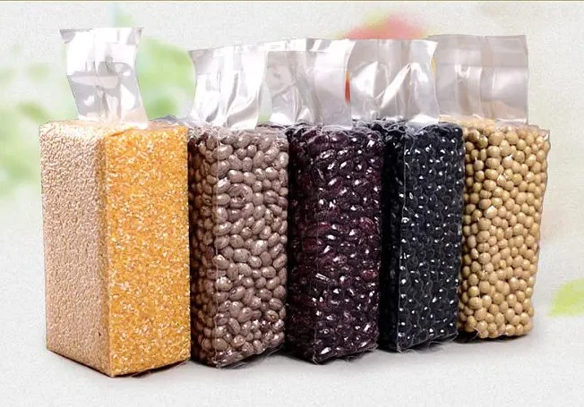 Cheap Price High Speed 0.3kg-5kg Semi-Automatic Brick Shape Pre-Made Hexahedron Bag Vacuum Packing Machine for Rice/Beans/Seeds/Corn Grits/Millet/Cashew Nuts