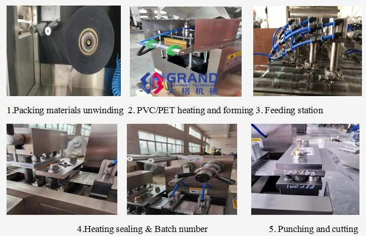 Automatic Thermoforming Liquid Blister Packing Machine for Chocolate/Butter/Jam/Honey/Paste/Sauce/Ketchup