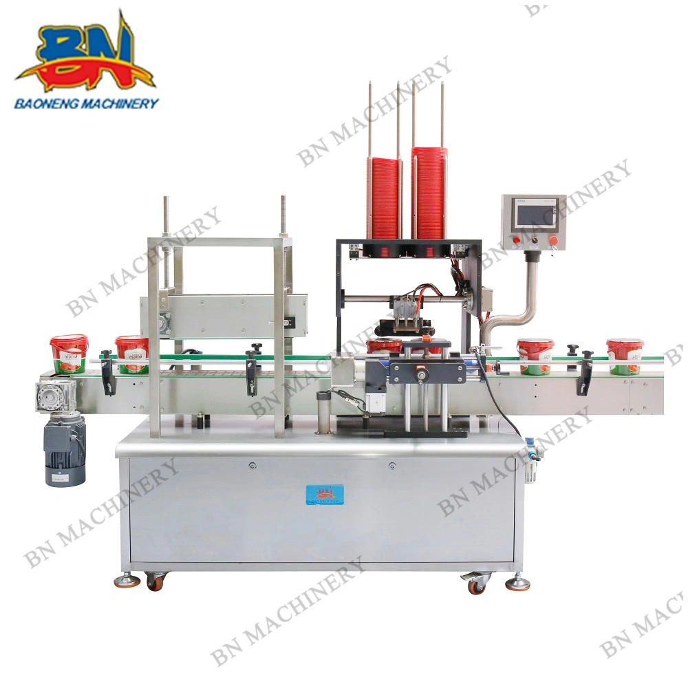 Automatic 6-Nozzle Jam Sauce Paste Mayonnaise Filling Machine with Servo Piston Filling