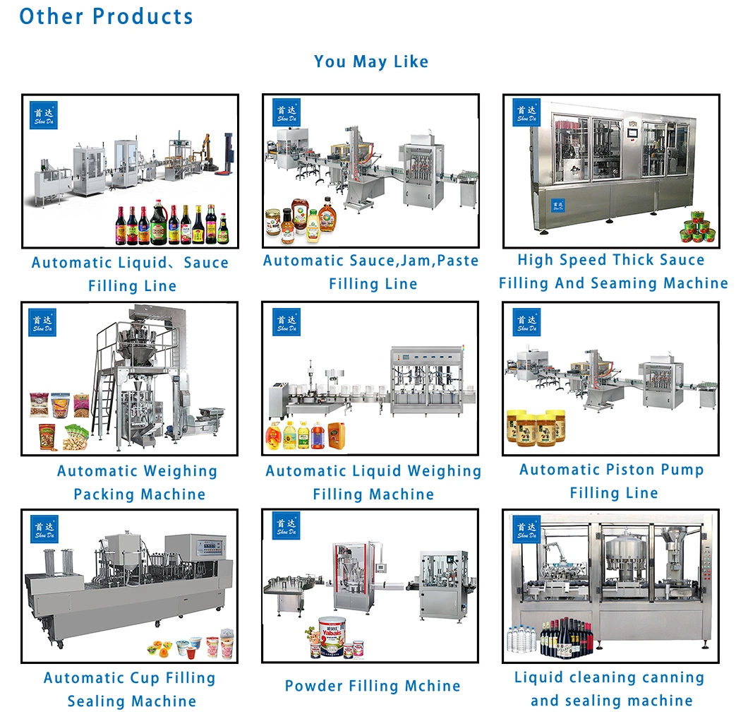 Automatic Paste Tomato Sauce Milk Spice Packaging Sealing Filling Packing Machine Production Line