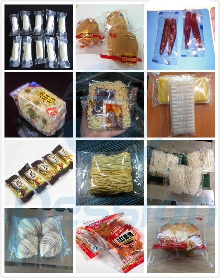 Full Automatic Horizontal Ice Lolly/Cookies/Small Biscuit/Cake/Biscuit/Bread Food Packing Packaging Machine